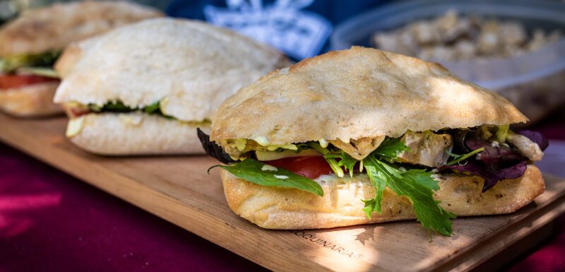 SANDWICH DE CONEJO A LA NARANJA